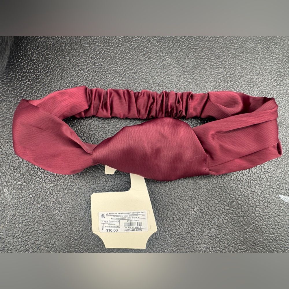 3/$20 Universal Thread Satin Knot Headband One Size NWOT